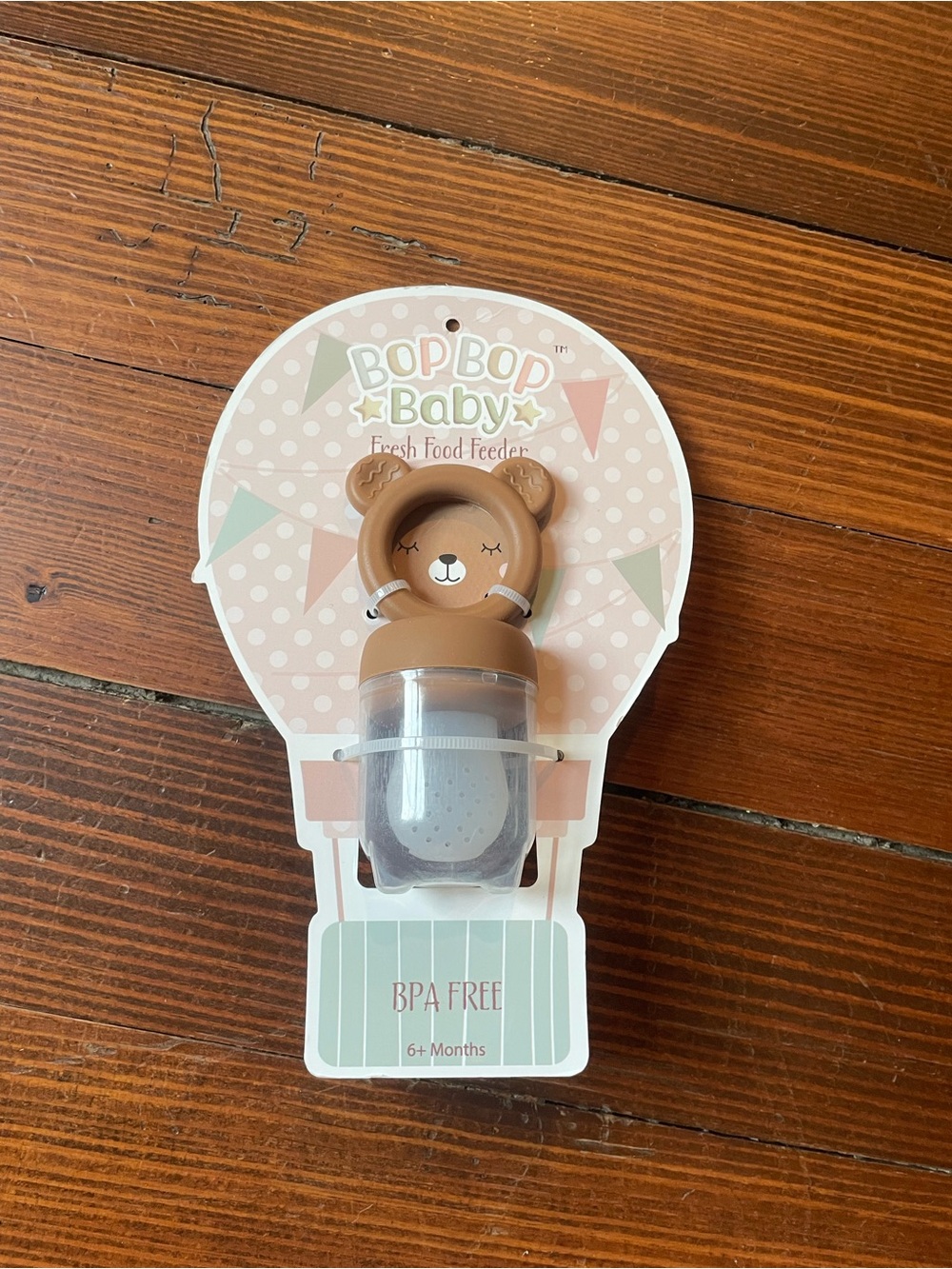 BOP BOP Baby Bear Fresh Food Feeder - Brown